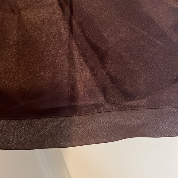 Brown Satin top - Picture 4 of 5